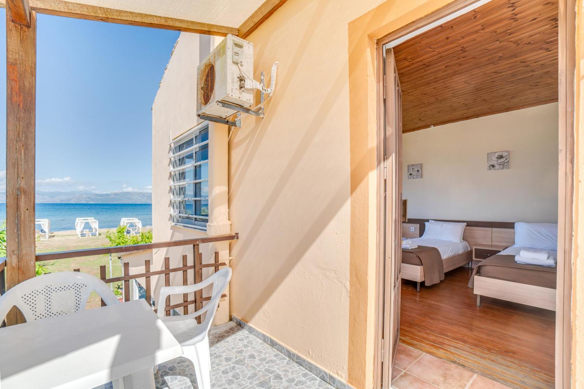 Sandy Beach Houses - Sea View Kávos Eksteriør bilde