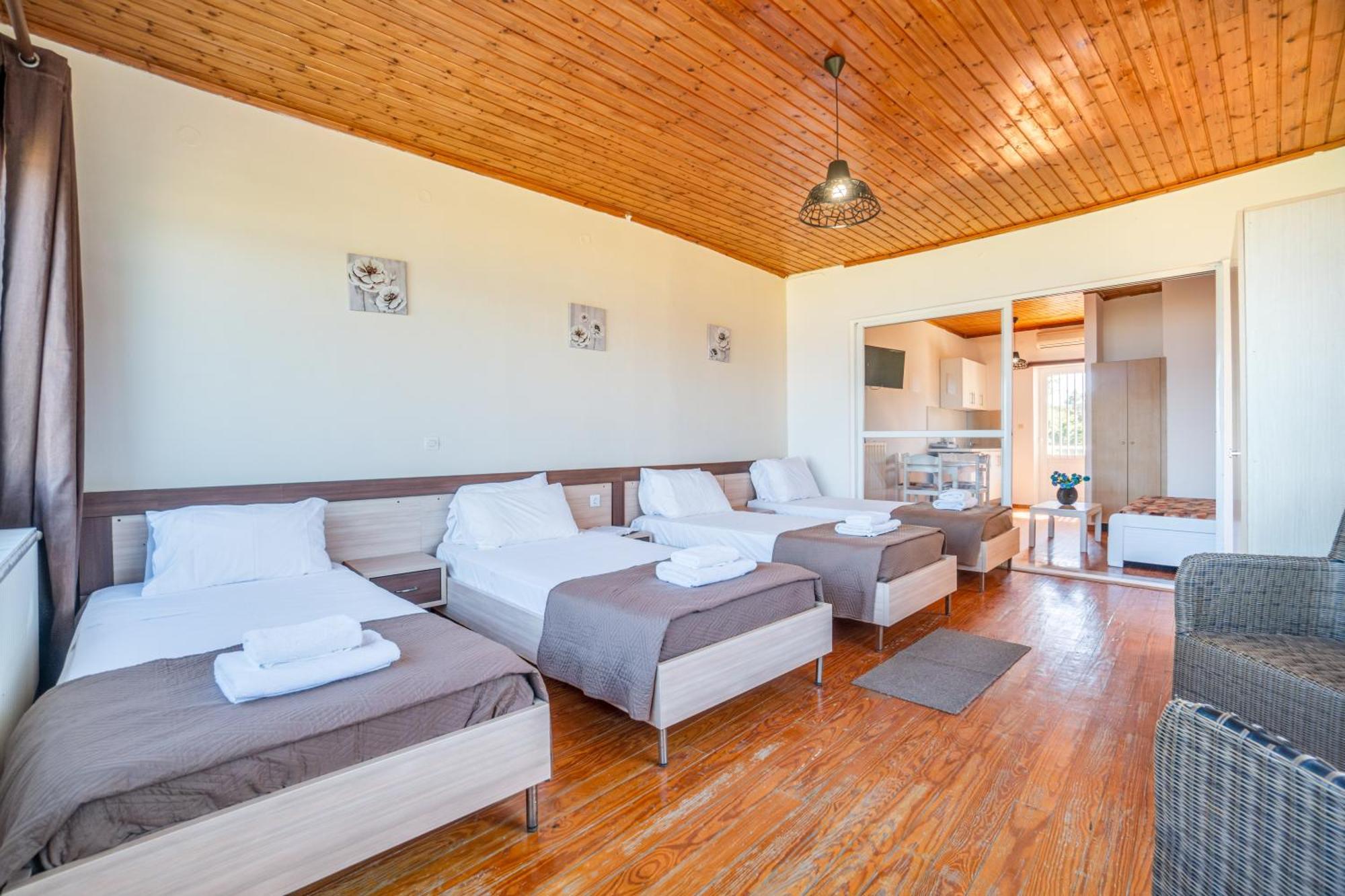 Sandy Beach Houses - Sea View Kávos Rom bilde