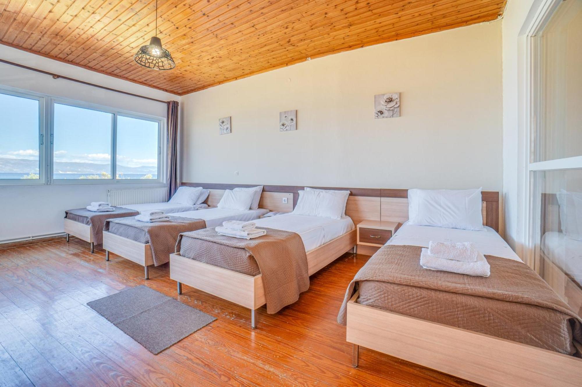 Sandy Beach Houses - Sea View Kávos Rom bilde